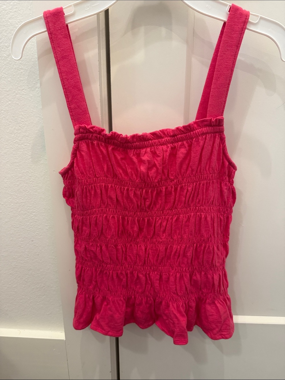 Universal Thread Hot Pink Smocked Tank Top